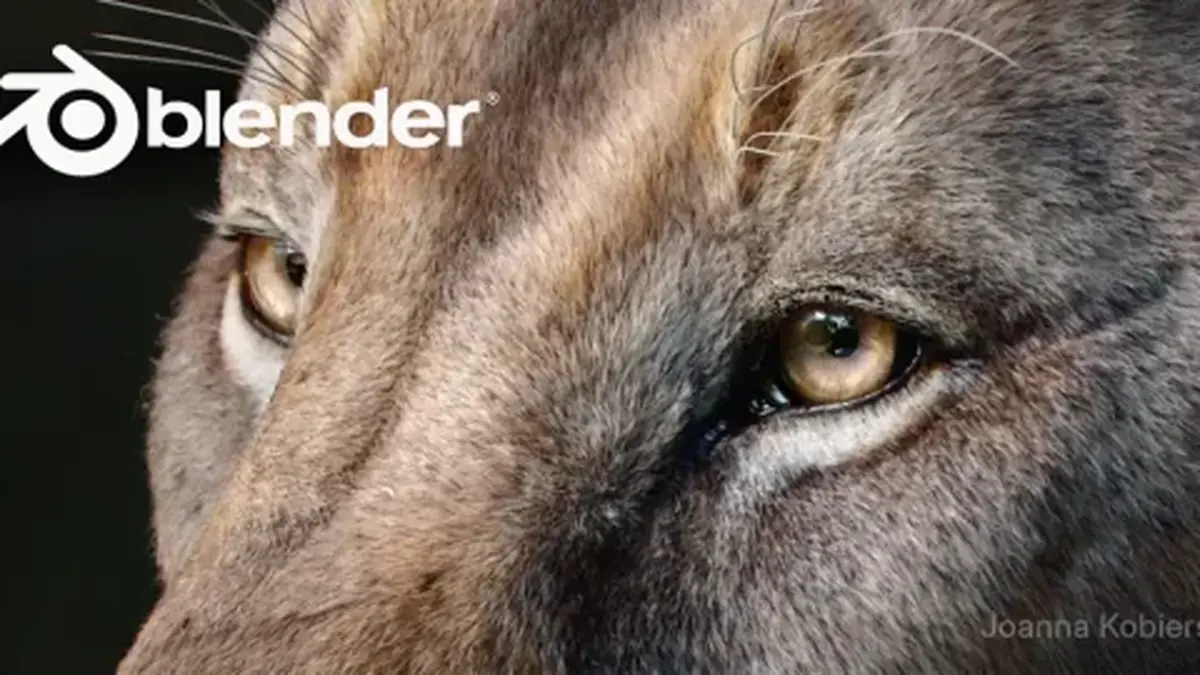 Arte oficial colorida usada na tela de abertura do Blender 5.2 LTS