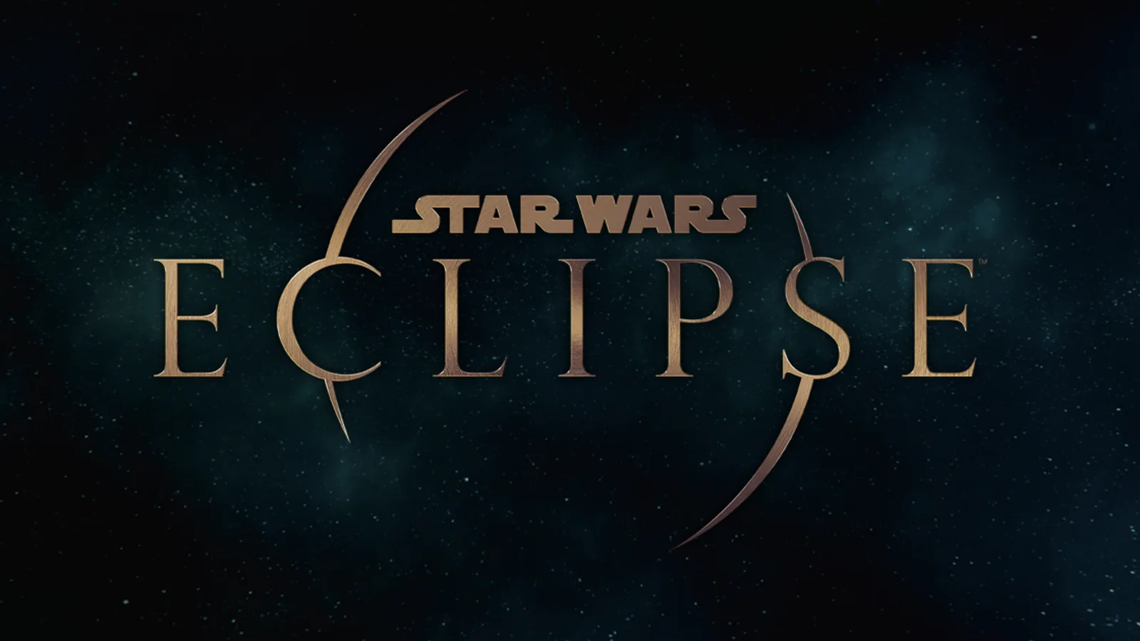 Logo de Star Wars Eclipse sobre um eclipse em imagem oficial